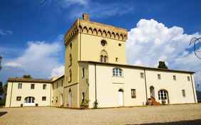 Das Turmhaus mit den insgesamt 7 Appartements